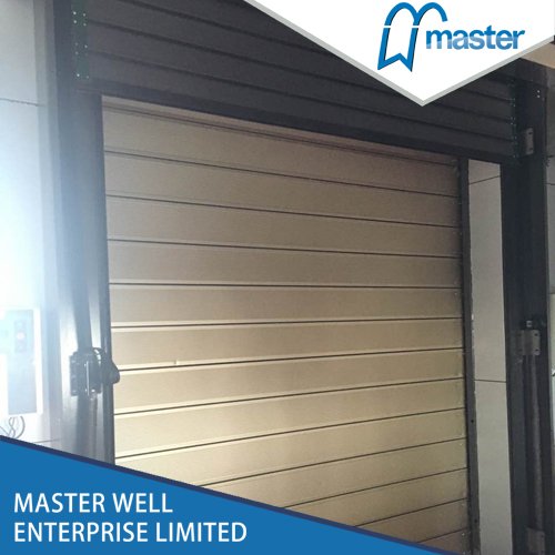 Automatic High Speed Industrial Anti-Wind Aluminum Alloy Hard Fast Rolling Doors