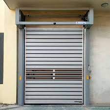 Automatic Industrial Anti-Wind Aluminum Alloy Spiral High Speed Hard Fast Rolling Doors