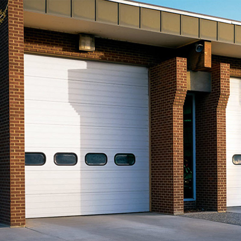 Electrical Timber Secure Insulated High Speed Industrial Doors with Access 