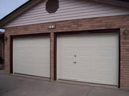  Premium Residential Insulated Ribbed Metal Overhead Garage Doors with Pedestrian Door 