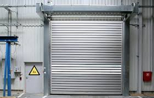 Exterior Factory Security Aluminum Alloy Spiral High Speed Hard Fast Shutter Doors