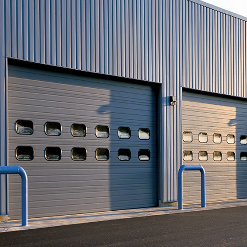 Electrical Timber Secure Insulated Industrial Sliding Doors with Access 