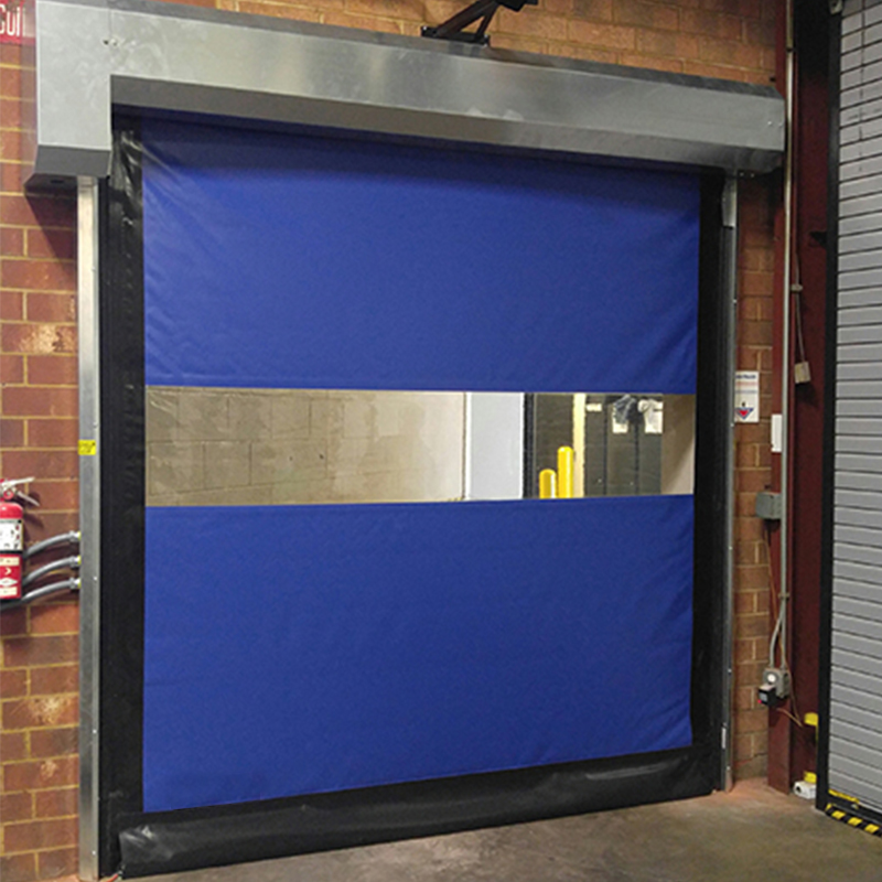 Insulated High Speed PVC Zipper Car Wash Doors