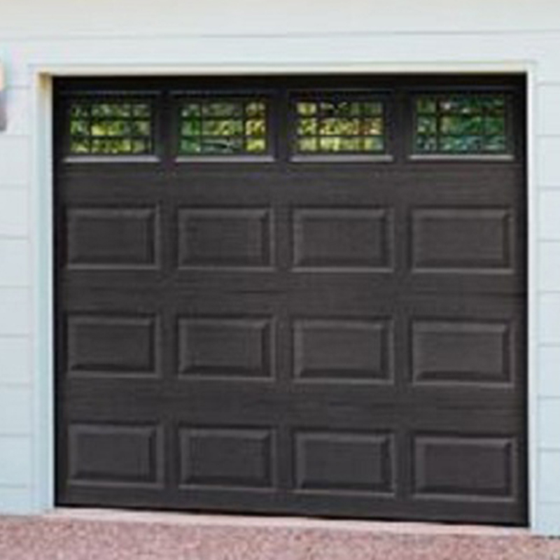 Classic Commercial PU Foaming Overhead Sectional Garage Doors with Windows