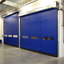 Self Repaired high speed PVC stacking doors