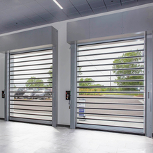 Automatic Industrial Anti-Wind Aluminum Alloy Spiral High Speed Hard Fast Rolling Up Doors