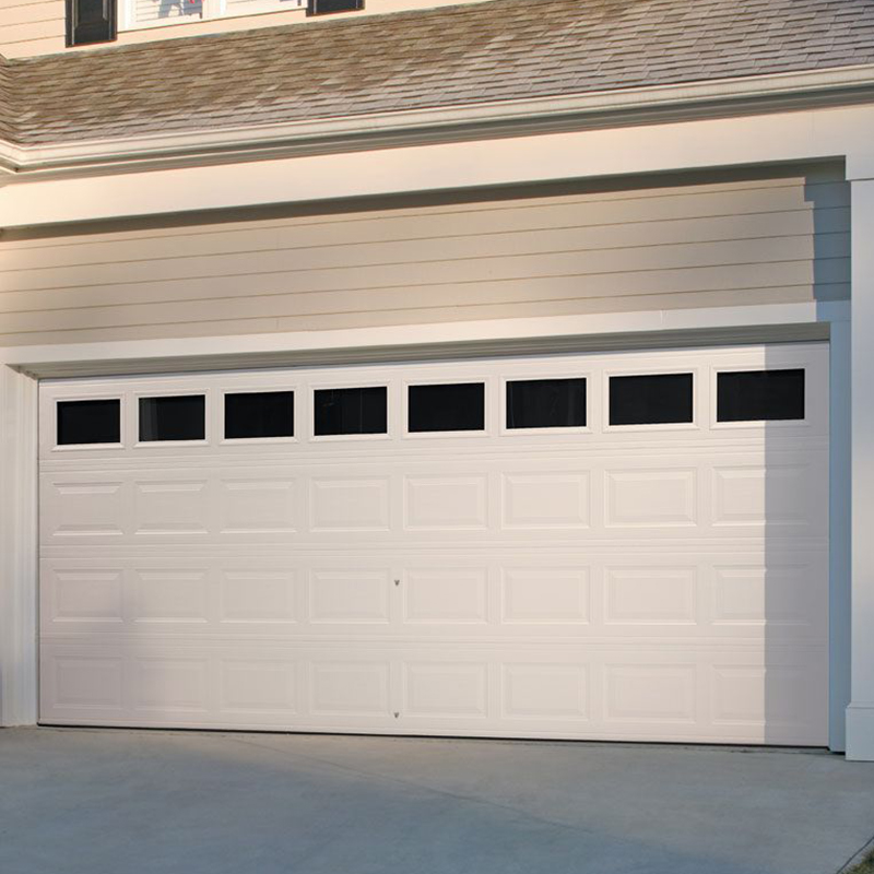 Hot Sale Modern Design Customized Sectional Garage Door with Glass