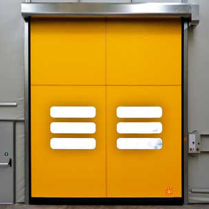 Cheap High Speed PVC Self Repairing Zipper Ware House Doors