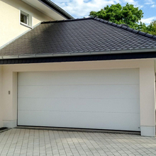 Automatic Commercial Zero Clearance White Galvanized Steel Overhead Sectional Garage Doors 