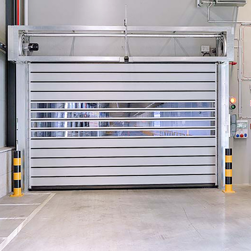 Strong Commercial Security Aluminum Alloy Spiral High Speed Hard Fast Rolling Doors