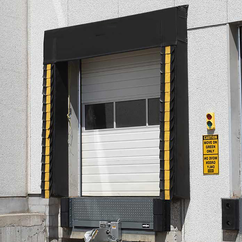 Impactful Industrial Curtains Rigid Dock Shelter