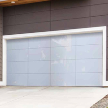 12 X 8 Frameless Plexiglass Glass Aluminum Garage Door 