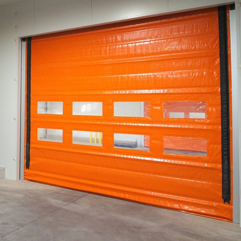 Insulated Interior High Speed PVC Stacking Doors