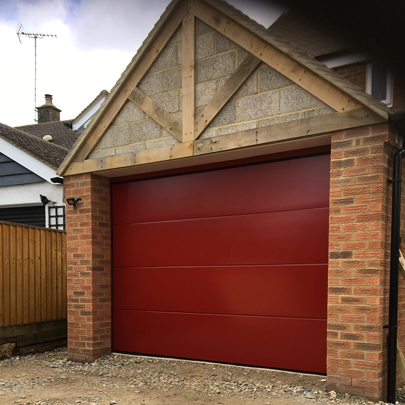Automatic Residential Security Steel Overhead Sectional Garage Doors
