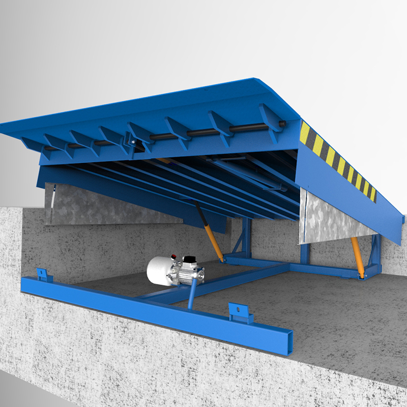 6x8 Hydraulic Vertical Warehouse Loading Dock Leveller