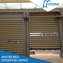 Easy Operational Factory Sound Proofing PU Foam Spiral High Speed Hard Fast Rolling Doors