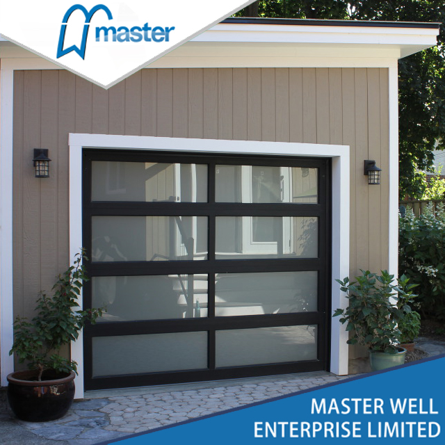 9x7 Commercial Tempered Glass Alumium Garage Door from China