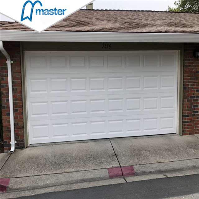 Classic Commercial PU Foaming Overhead Sectional Garage Doors with Windows