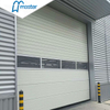 High Speed Thermal Insulated Steel Overhead Sectional Industrial Doors with Windows 