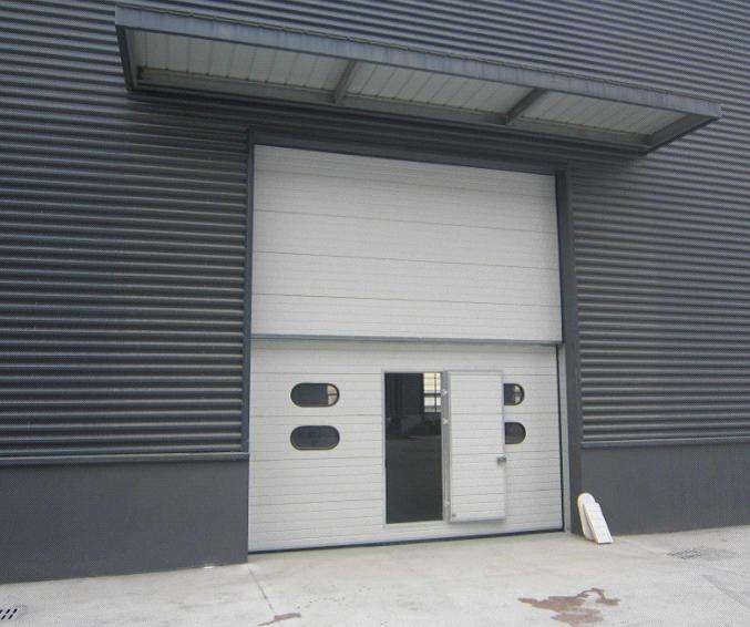 What is a high lift sectional industrial door?