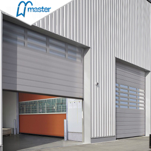Fast Action Unit PU Sandwich Panel Secure Insulated Industrial Sliding Doors 